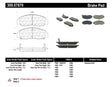 StopTech Performance 04-09 Acura TSX / 09 Accord V6 Coupe ONLY Front Brake Pads Stoptech Brake Pads - Performance  AXOPROS