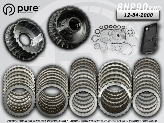 Pure Drivetrain Solutions Pure Drivetrain 8HP90 High Performance Transmission Hard Parts Kit - RWD - Stage 2 Transmission Rebuild Kits aftermarket performance part