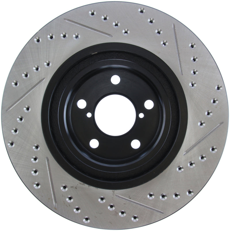 StopTech Slotted & Drilled Sport Brake Rotor Stoptech Brake Rotors - Slot & Drilled  AXOPROS