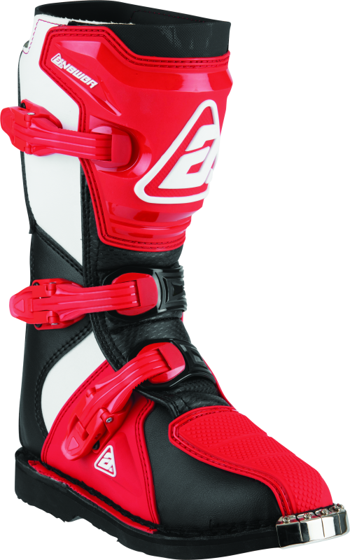 Answer AR1 Boot Black/Red Youth - 3 Answer Motorcycle Boots  AXOPROS