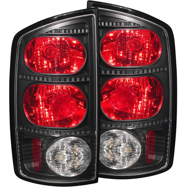 ANZO 2002-2005 Dodge Ram 1500 Taillights Dark Smoke ANZO Tail Lights  AXOPROS