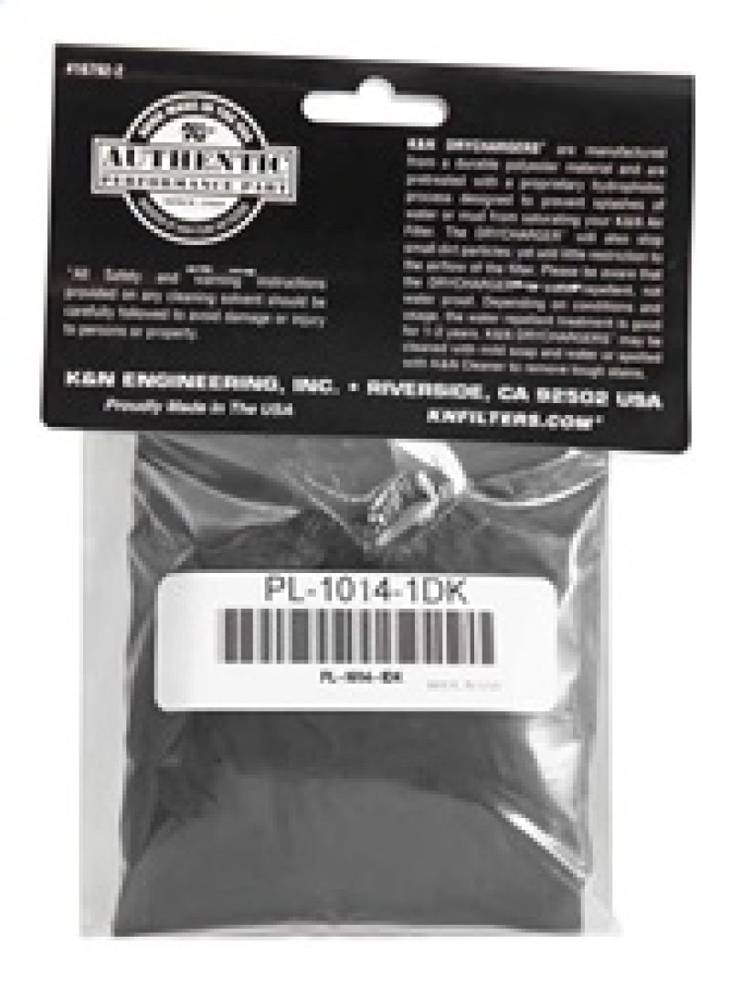 K&N Polaris Black Round Drycharger Air Filter Wrap 11.25inx3inx3in K&N Engineering Pre-Filters  AXOPROS
