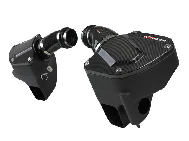 aFe Momentum Black Series Carbon Fiber Pro 5R Air Intake System BMW M5 (F90) 18-19 aFe Cold Air Intakes  AXOPROS