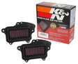 K&N 16-17 Suzuki Boulevard M90 1462CC Replacement Drop In Air Filter (Set of 2) K&N Engineering Air Filters - Direct Fit  AXOPROS