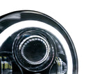 DV8 Offroad 07-18 Jeep Wrangler JK LED Projector Headlights w/ Angel Eyes DV8 Offroad Headlights  AXOPROS