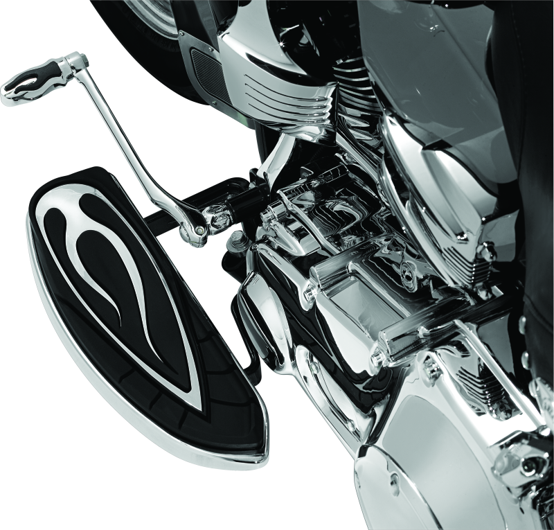 Kuryakyn Flamin Shift Peg For Harley-Davidson Chrome Kuryakyn Footpegs  AXOPROS