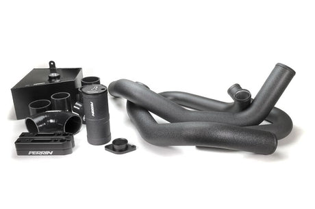 Perrin Performance PERRIN 15-21 Subaru WRX Front Mount Intercooler Boost Tube Kit - Black Intercooler Pipe Kits aftermarket performance part