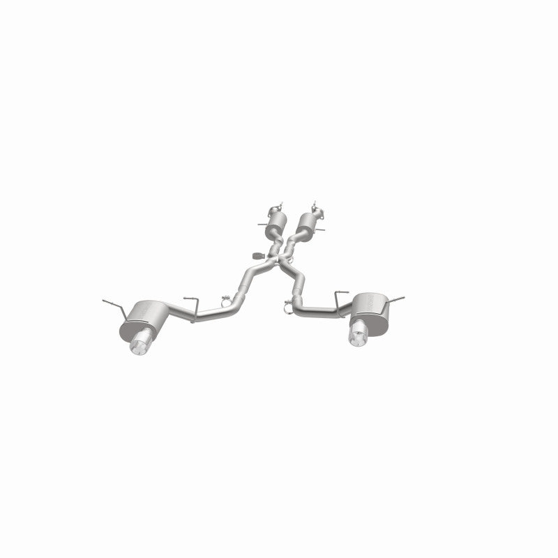 MagnaFlow 11-12 Dodge Durango V8 5.7L Dual Split Rear Exit Stainless Cat Back Performance Exhaust Magnaflow Catback  AXOPROS