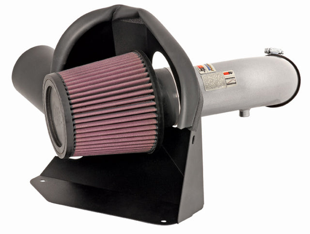 K&N 07-10 Nissan Altima 2.5L Silver Typhoon Short Ram Intake K&N Engineering Cold Air Intakes  AXOPROS