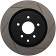 StopTech Power Slot 03-07 350z/ 03-04 G35 w/ Brembo SportStop Slotted Rear Left Rotor Stoptech Brake Rotors - Slotted  AXOPROS