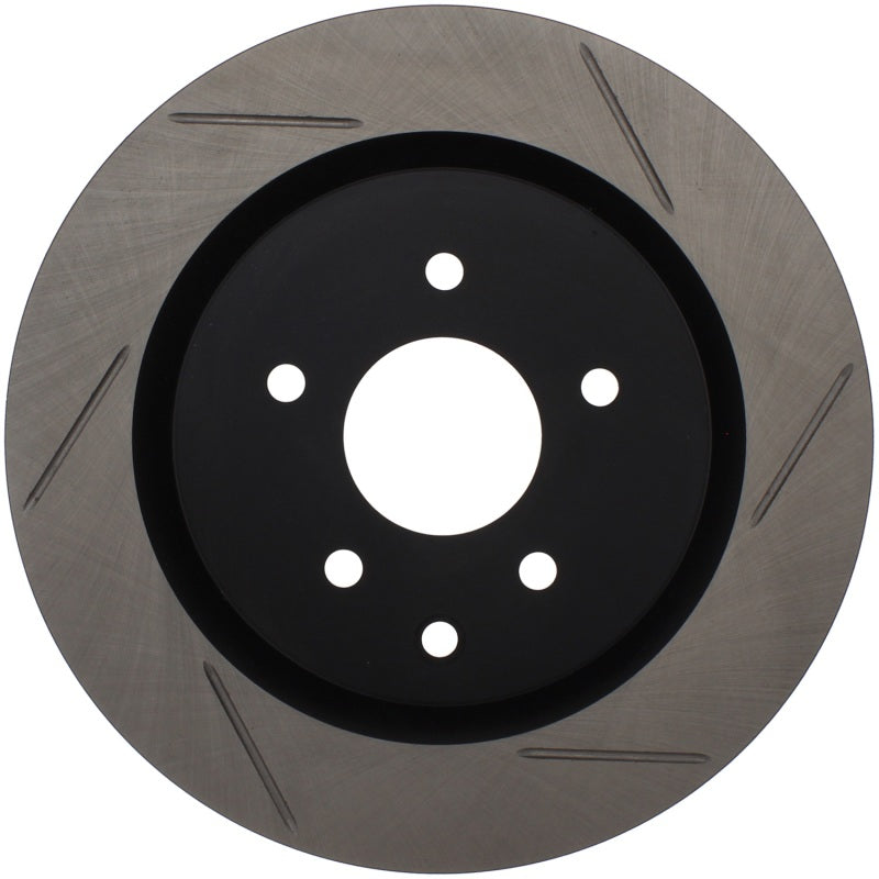 StopTech Power Slot 03-07 350z/ 03-04 G35 w/ Brembo SportStop Slotted Rear Left Rotor Stoptech Brake Rotors - Slotted  AXOPROS