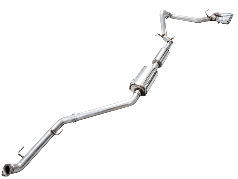 AWE Exhaust for 4th Gen Toyota Tacoma Dual Chrome Silver Tips AWE Tuning Catback  AXOPROS