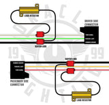 Oracle 07-18 Jeep Wrangler JK Switchback LED Halo Headlights - Amber/White - Switchback ORACLE Lighting Headlights  AXOPROS