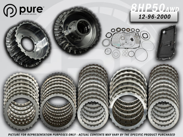 Pure Drivetrain Solutions Pure Drivetrain 8HP50 High Performance Transmission Hard Parts Kit - AWD - Stage 2 Transmission Rebuild Kits aftermarket performance part