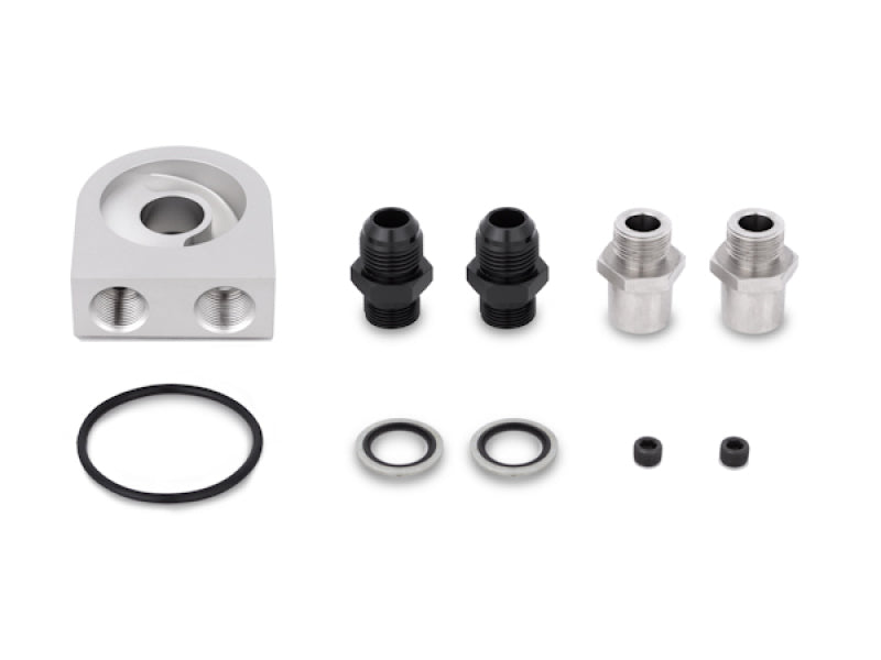 Mishimoto Universal 10 Row Oil Cooler Kit (Metal Braided Lines) Mishimoto Oil Coolers  AXOPROS