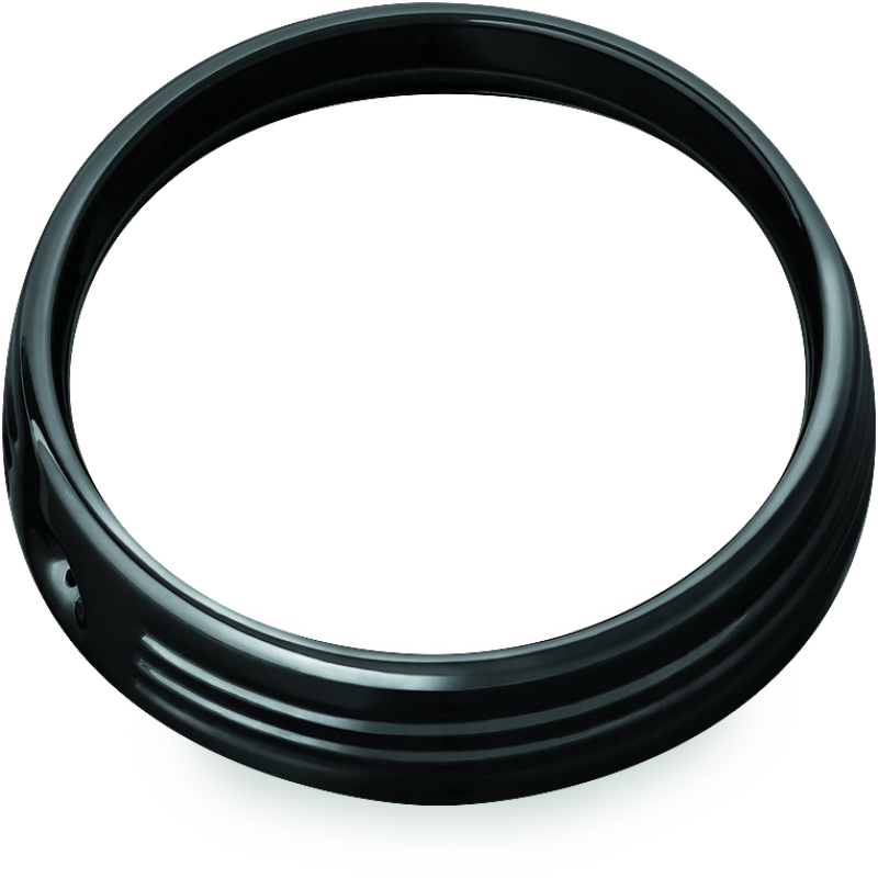 Kuryakyn 7in Headlight Trim Ring Black Kuryakyn Exterior Trim  AXOPROS
