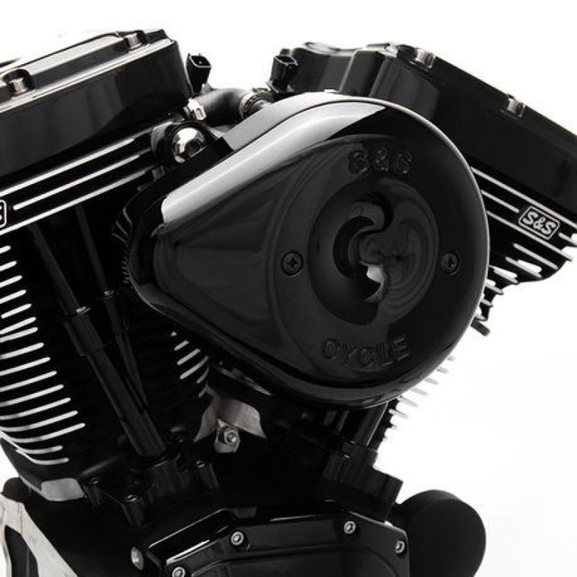 S&S Cycle 08-17 Touring/16-17 Softails Models Stealth Air Cleaner Kit w/ Black Teardrop Cover S&S Cycle Air Intake Components  AXOPROS