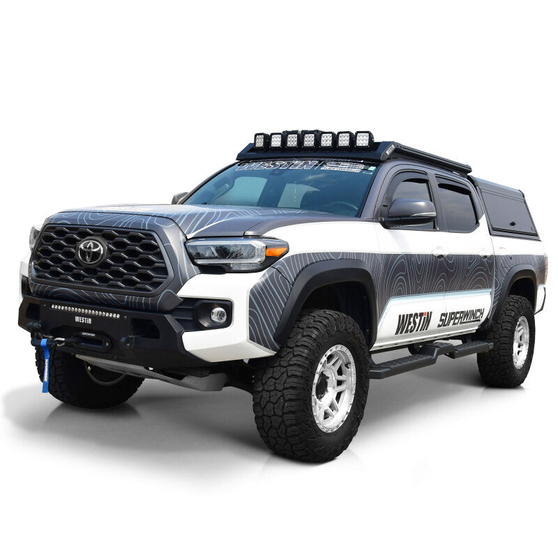 Westin 05-23 Toyota Tacoma DC HDX Running Boards - Tex. Blk Westin Running Boards  AXOPROS