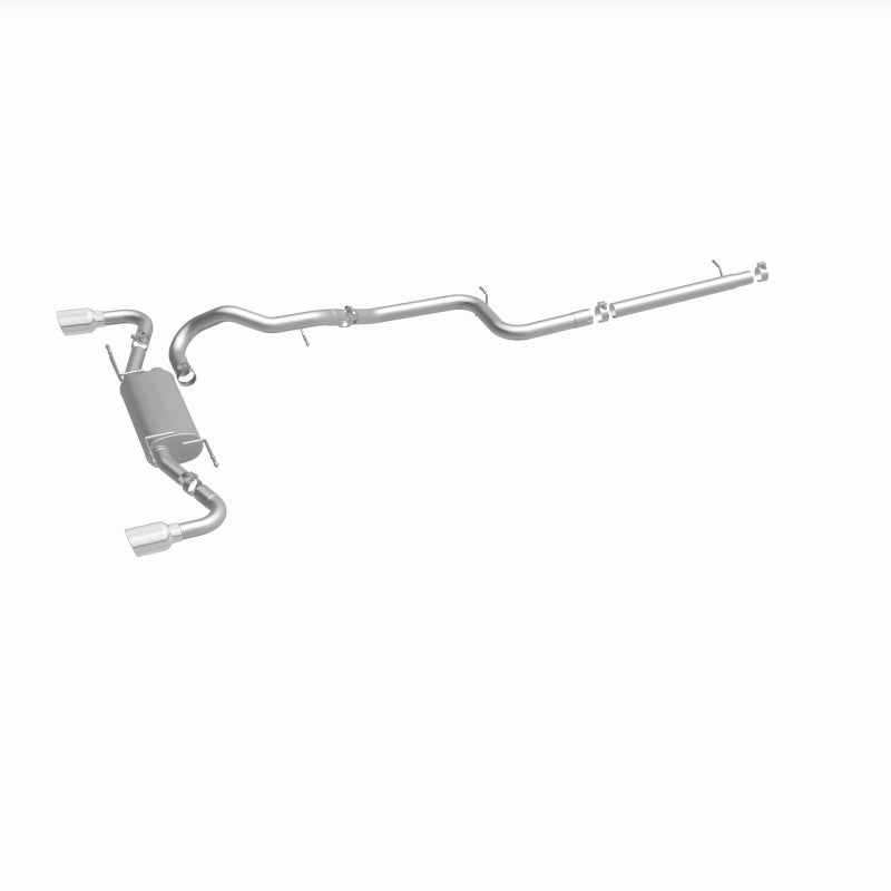 MagnaFlow 10-12 Mazda 3 L4 2.5L Hatchback Split Rear Exit Stainless Cat Back Performance Exhaust Magnaflow Catback  AXOPROS