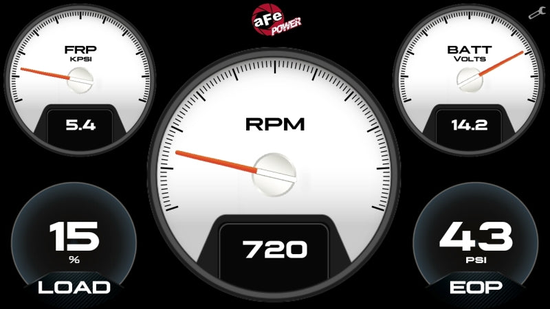 aFe AGD Advanced Gauge Display Digital 5.5in Monitor 08-18 Dodge/RAM/Ford/GM Diesel Trucks aFe Gauges  AXOPROS