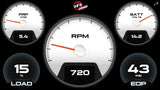 aFe AGD Advanced Gauge Display Digital 5.5in Monitor 08-18 Dodge/RAM/Ford/GM Diesel Trucks aFe Gauges  AXOPROS