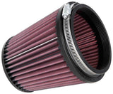 K&N Filter Universal Rubber Filter Round Tapered 4.5in  Flange 5.875in Base 4.5 inch Top 6in  Height K&N Engineering Air Filters - Universal Fit  AXOPROS