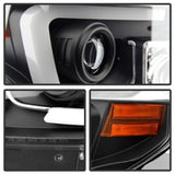Spyder Toyota Tundra 2014-2016 Projector Headlights Light Bar DRL Black PRO-YD-TTU14-DRL-BK SPYDER Headlights  AXOPROS