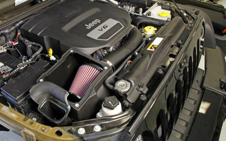 K&N 12-18 Jeep Wrangler 3.6L V6 Performance Intake Kit w/ Snorkel K&N Engineering Cold Air Intakes  AXOPROS