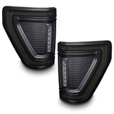 Oracle Lighting 21-24 Ford F-150 (Black Series) Flush Style LED Tail Lights ORACLE Lighting Tail Lights  AXOPROS