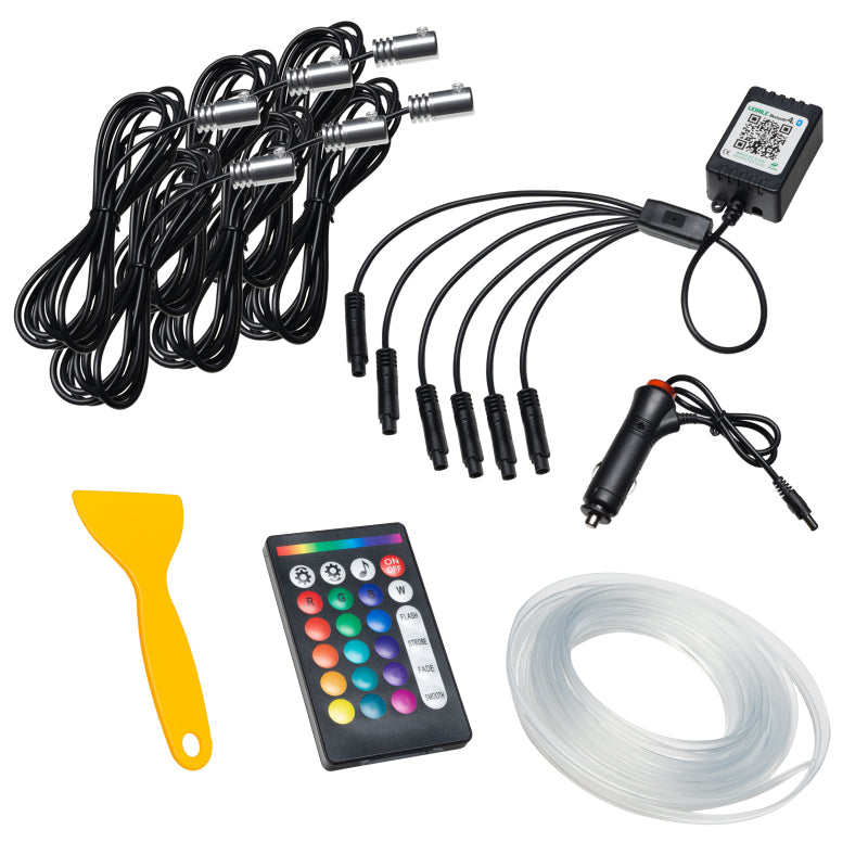 Oracle Fiber Optic LED Interior Kit - ColorSHIFT (6PCS) - ColorSHIFT SEE WARRANTY ORACLE Lighting Light Accessories and Wiring  AXOPROS