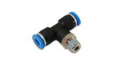 Vibrant Male Tee 1-Touch Fitting for 5/32in OD Tube (1/8in NPT) Vibrant Fittings  AXOPROS