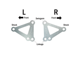 Vortex Racing Vortex Racing 99-01,03-05 Yamaha YZF-R6,06-09 YZF-R6 S Lowering Link Kit- Silver Lowering Springs aftermarket performance part