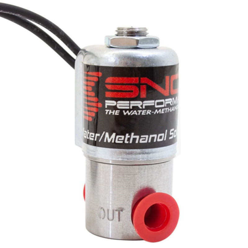 Snow Performance Hi-Flow Water Solenoid Upgd. 4AN Fittings (Systems w/ 4AN SS Braid Line) Snow Performance Solenoids  AXOPROS