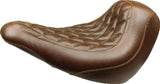 Mustang Motorcycle Mustang 18-21 Harley Low Rider, Sport Glide Wide Tripper Solo Seat Diamond Stitch - Brown Solo Motorcycle Seats aftermarket performance part