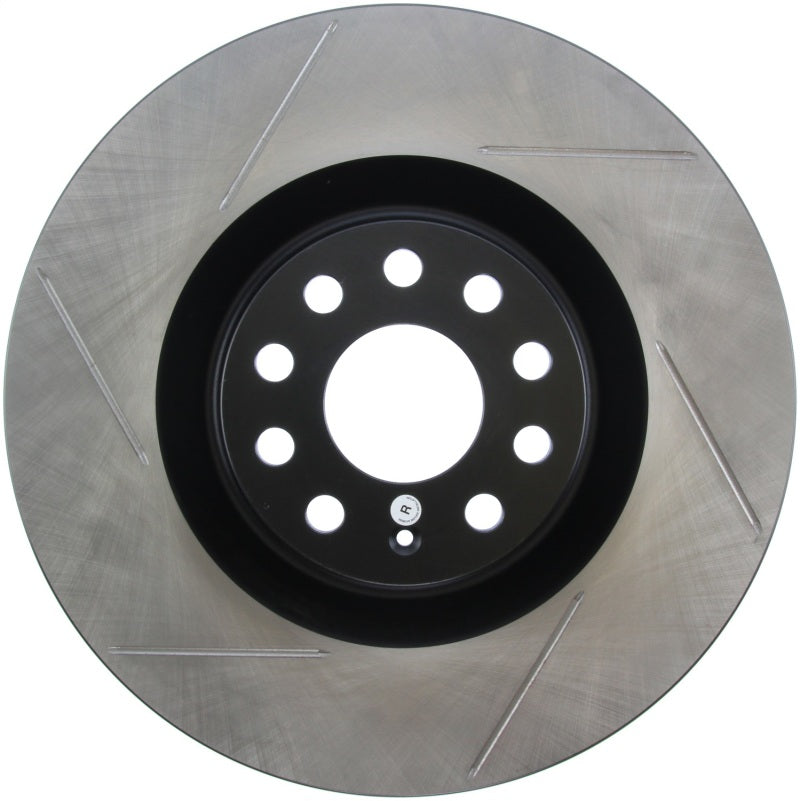StopTech Power Slot 09 VW CC (Passat CC) / 06-09 Passat Front Right Slotted Rotor Stoptech Brake Rotors - Slotted  AXOPROS