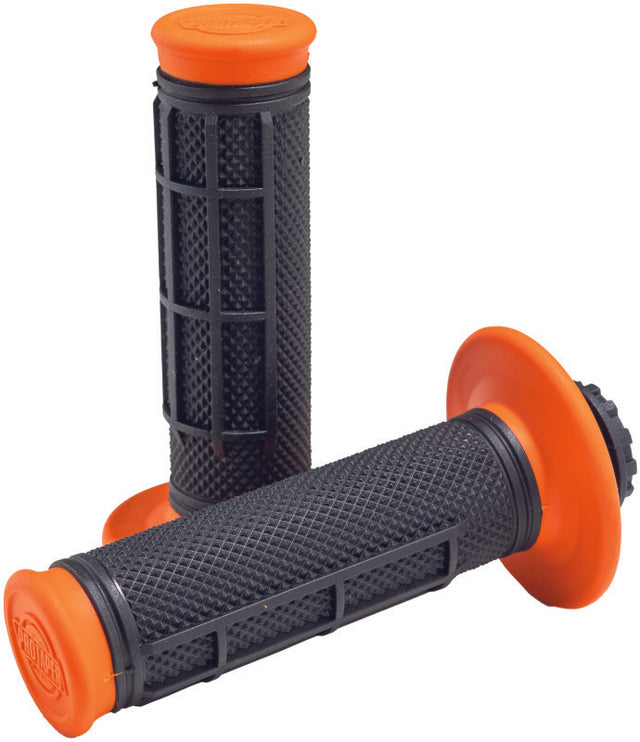 ProTaper Pro Series Clamp On 1/2 Waffle Orange/Black ProTaper Grips  AXOPROS
