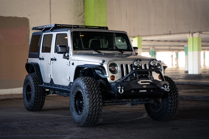 DV8 Offroad 07-18 Jeep Wrangler JK Short Roof Rack DV8 Offroad Roof Rack  AXOPROS
