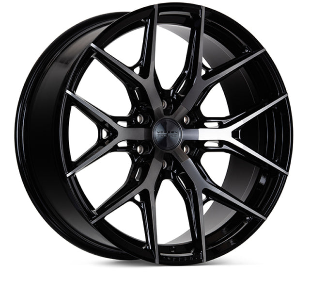 Vossen HF6-4 20x9 / 6x139.7 BP / ET18 / 106.1 CB - Tinted Gloss Black Vossen Wheels - Forged  AXOPROS