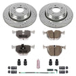 Power Stop 01-06 BMW M3 Rear Z26 Street Warrior Brake Kit PowerStop Brake Kits - Performance D&S  AXOPROS
