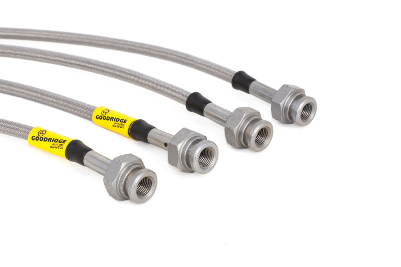Goodridge 09-15 Nissan Maxima Stainless Steel Brake Line Kit Goodridge Brake Line Kits  AXOPROS
