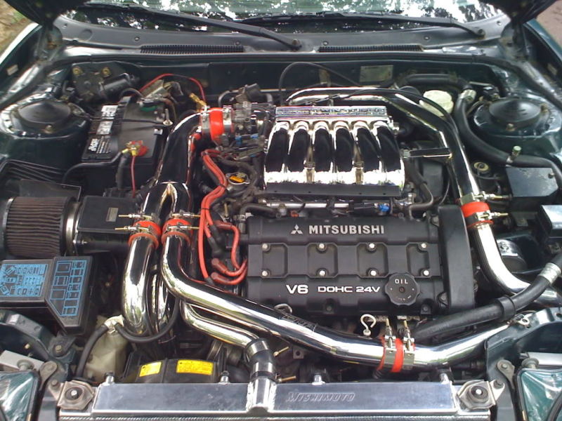 Mishimoto 91-99 Mitsubishi 3000GT Turbo Manual Aluminum Radiator Mishimoto Radiators  AXOPROS