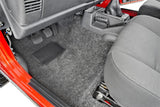 BedRug 97-06 Jeep TJ Front 3pc Floor Kit (w/o Center Console) - Incl Heat Shields (S/O Only) BedRug Bed Liners  AXOPROS