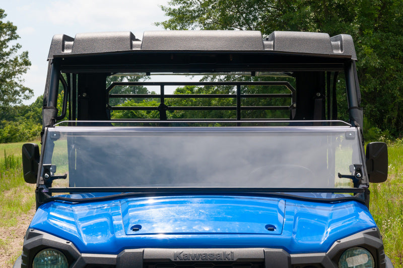 Seizmik 15-23 Kawasaki Mule PRO-FX/FXT Windshield Folding UV1S Poly Seizmik Windshields  AXOPROS