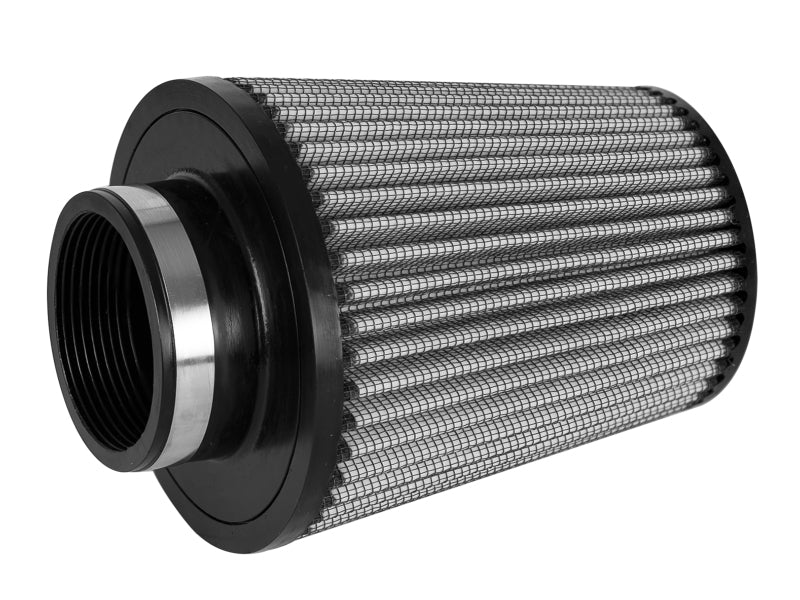 aFe MagnumFLOW Pro DRY S Universal Air Filter 3in F / 6in B / 4.5in T (Inv) / 7in H aFe Air Filters - Universal Fit  AXOPROS