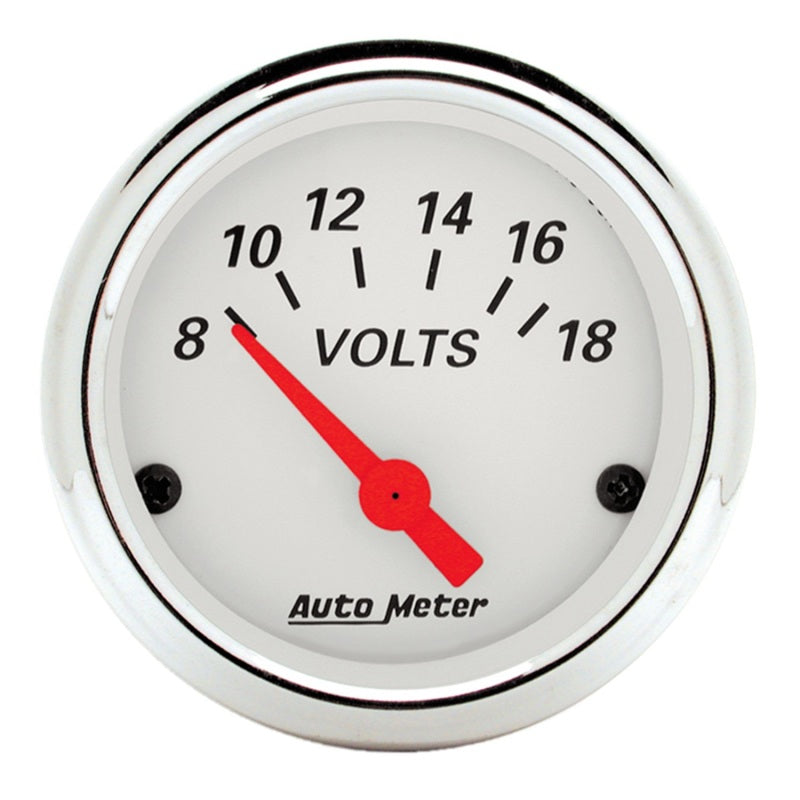 AutoMeter Gauge Kit 5 Pc. 3-1/8in. & 2-1/16in. Mech. Speedo. Wtmp & Oilp Arctic Wht AutoMeter Gauges  AXOPROS