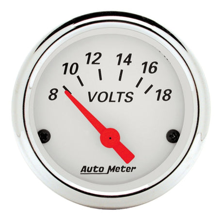 AutoMeter Gauge Kit 5 Pc. 3-1/8in. & 2-1/16in. Mech. Speedo. Wtmp & Oilp Arctic Wht AutoMeter Gauges  AXOPROS