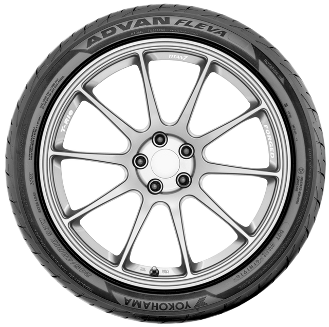 Yokohama Advan Fleva V701 Tire - 205/50R15 86V Yokohama Tire Automotive/UTV Tires - On Road  AXOPROS