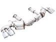 AWE Tuning 2020 Chevrolet Corvette (C8) Touring Edition Exhaust - Quad Chrome Silver Tips AWE Tuning Catback  AXOPROS