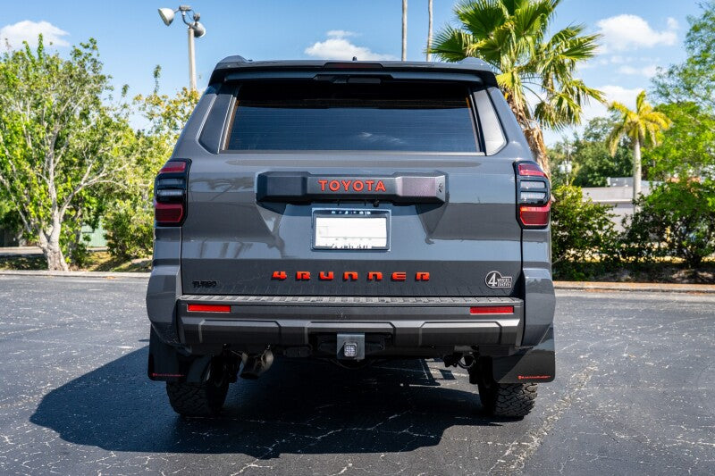 Rally Armor 2025+ Toyota 4Runner Black UR Mud Flap w/ Metallic Black Logo Rally Armor Mud Flaps  AXOPROS