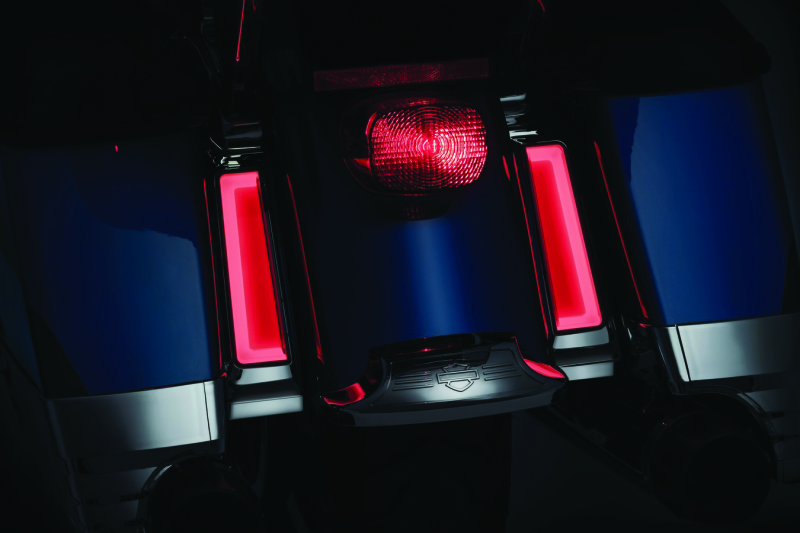 Kuryakyn Tracer L.E.D. Inserts For Saddlebag Supports Chrome Kuryakyn Light Bars & Cubes  AXOPROS